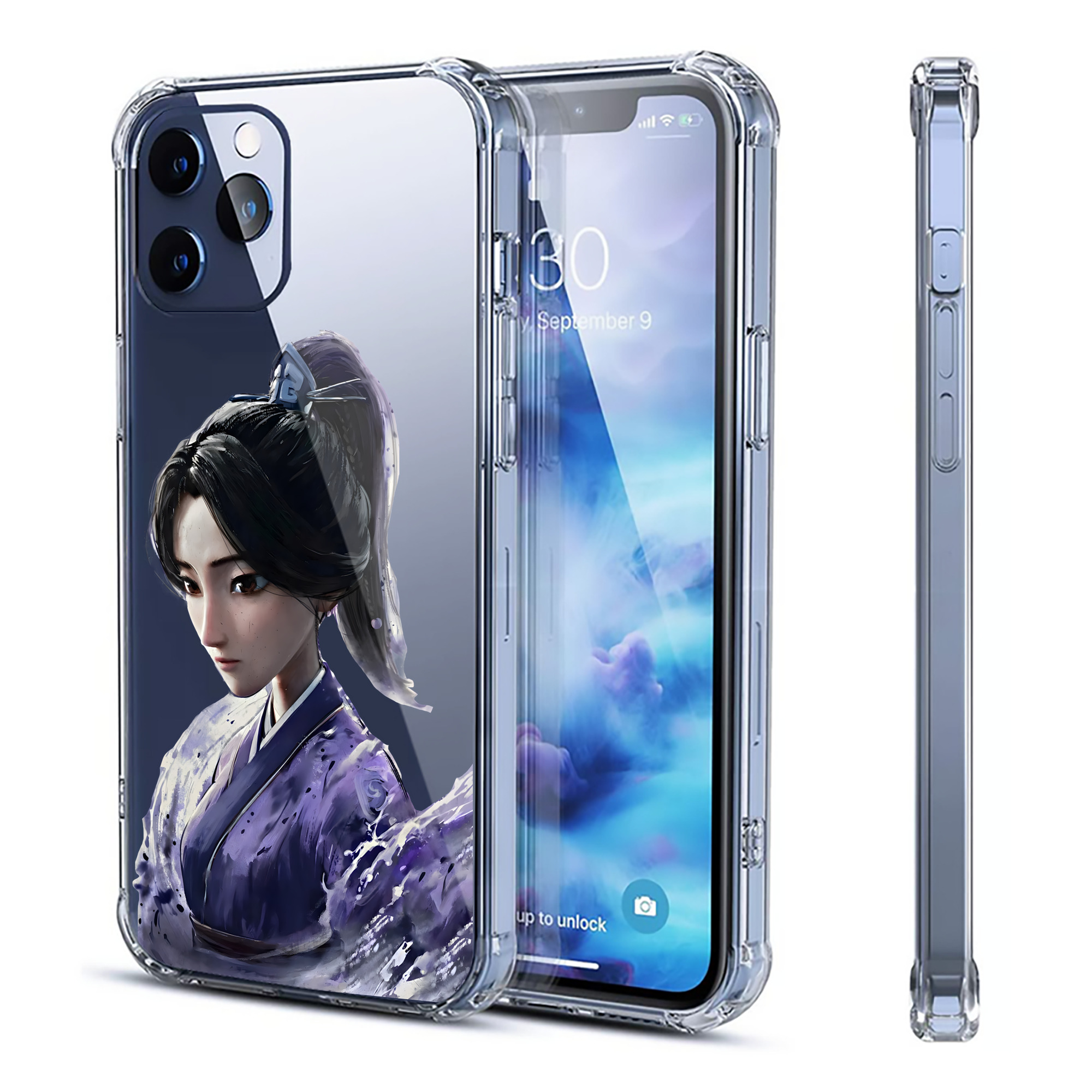 （画像用） Ne Zha 2 ナタ 魔童の大暴れ 【iPhone 12シリーズ対応】透明スマホケース（クリアソフトケース）